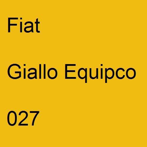 Fiat, Giallo Equipco, 027.